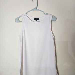 The Limited White Sleeveless Crewneck Tank